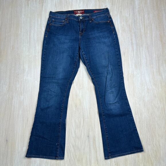 Lucky Brand Sofia Boot Mid Rise Blue Medium Wash Denim Boot Cut Ankle Jeans 29 - Picture 1 of 16